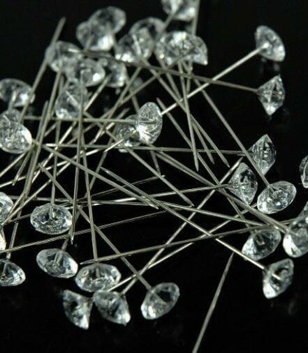 Diamond Crystal Hijab pins